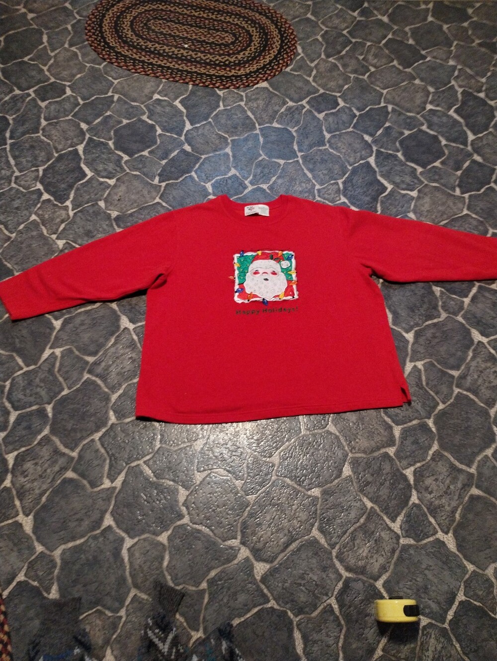 NUTCRACKER Santa women's plus size Christmas  sweatshirt 1X VINTAGE